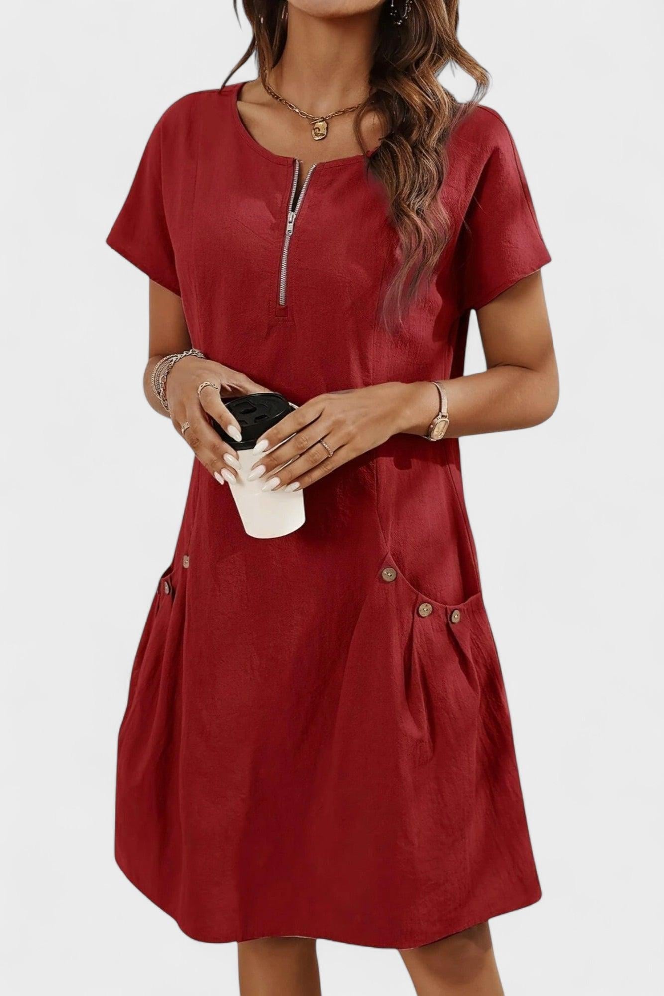 Mette | Lynlås Minikjole